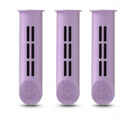 Dafi Serie - Waterfilterpatronen voor Flessen - Violet - Set van 3