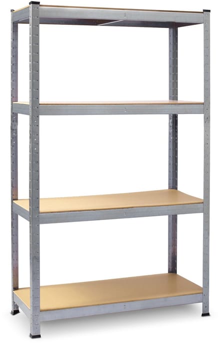 Metalen opbergrek set van 2 stuks 150 x 75 x 30 cm Plonos PL-700