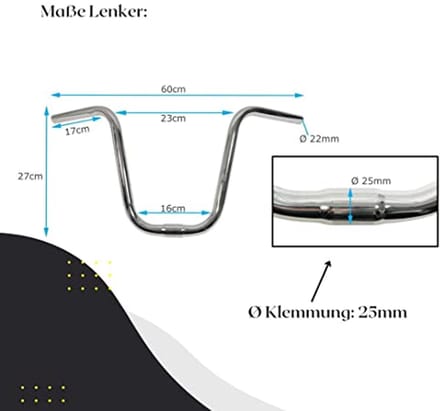 Educatieve Fietsstuur met 60 cm Greepbreedte voor Comfortabel Fietsen