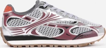 BRONX - Tronic - Vrouw - Sneakers - Rood/Zilver - maat 38