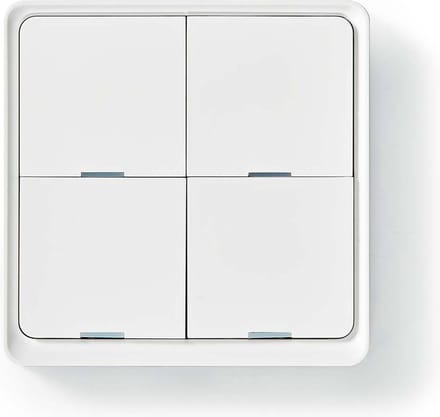 Nedis SmartLife Wandschakelaar - Zigbee 3.0 - Muurmontage - Android / IOS - Kunststof - Wit