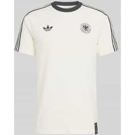 regular fit T-shirt van katoenmix met DFB-applicatie