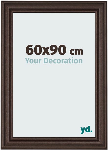 Your Decoration - Fotolijst 60x90 cm - MDF - Eiken Donker - Lazio