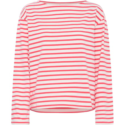 Dames lange mouwen bootneck T-shirt Ichi Mira 2