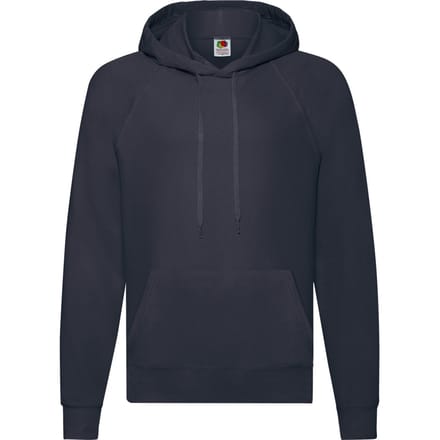 Fruit of the Loom Heren Lichtgewicht Pullover Hoodie (Deep Navy)