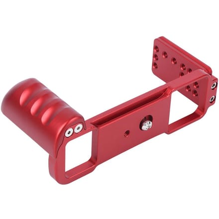 L Snelkoppelingsplaat Horizontale Verticale Opname Handgreepbasis voor Fuji GFX 50R CameraRood rood