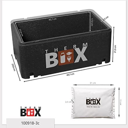 Professionele Isolatiebox voor Voedseltransport, Diverse Maten, Herbruikbaar en Met Koelpad