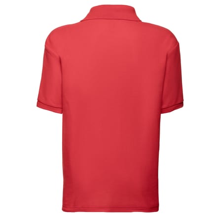 Fruit of the Loom Kinder/Kinder 65/35 Poloshirt (Rood)
