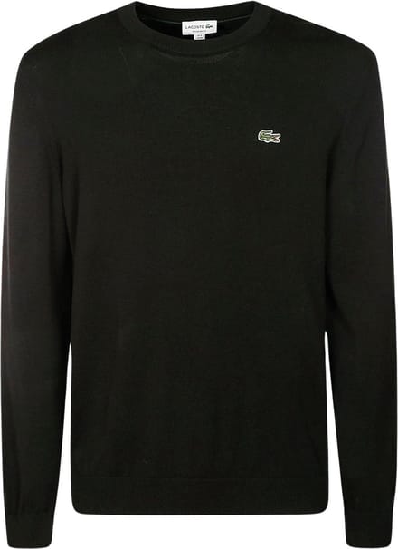 Lacoste herentrui katoen - O-hals - zwart