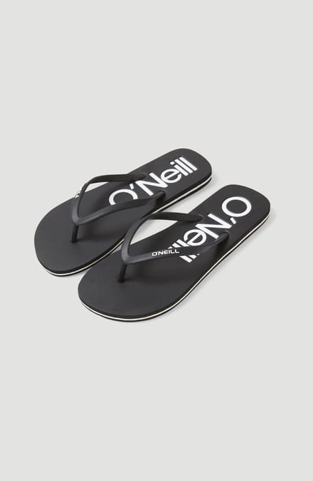 O'Neill teenslipper model profile logo sandal - Dames - Zwart/Wit - Maat 36