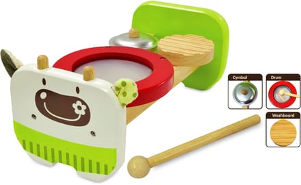 I'm Toy Muziekbankje Koe - Groen