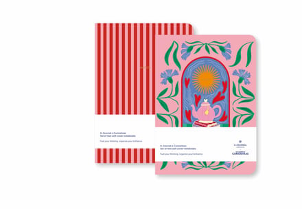 A-Journal x Curiositeas - Notitieboeken softcover - Set van 2 - A5