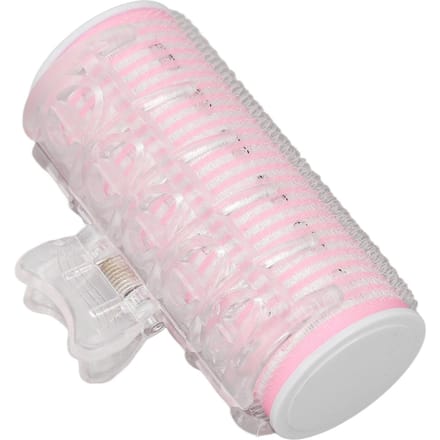 Elektrische Verwarmde Haarroller Modieus Intelligent DIY Haarroller met Clip voor Krullend Ponyhaar white