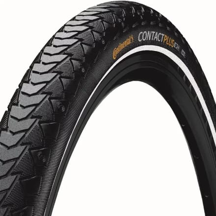 Continental buitenband contact plus 40-622 (28x1.50) zwart reflex