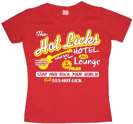 Hybris Dames Hot Licks Hotel Girly T-shirt SH-5-11012-LFH2-2