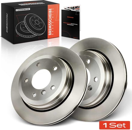 Frankberg 2x Remschijven Achteras voor BMW 3er Touring E46 25L