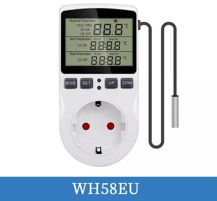 220V digitale thermostaat, digitale thermostaat, lcd-scherm, geschikt voor verwarming en koeling