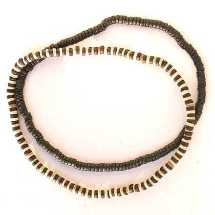 CocoReef Choker - Set van 2 - Zwart + Zwart/Crème