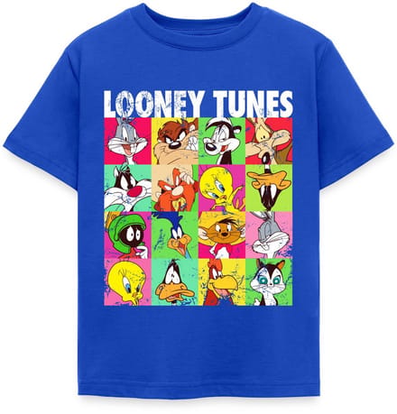 Looney Tunes Karakters Collage T-Shirt Kinderen