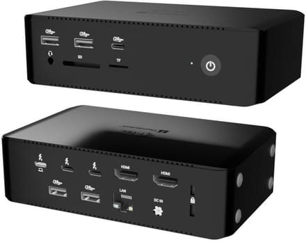 I-Tec - docking station - USB-C / USB4 / Thunderbolt 3 / Thunderbolt 4 / Thunderbolt 5 - 2 x HDMI 2 x Thunderbolt 5 - 1GbE 2.5GbE