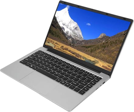 Gaming Laptop - Notebook Computer - Thuiswerken Entertainment - 180 Graden Scharnier - 141 Inch - Zilver