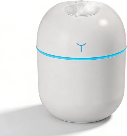 Luchtbevochtiger - Kamer diffuser - Droge lucht verlichten - Stille werking - 220 ml reservoir - Wit