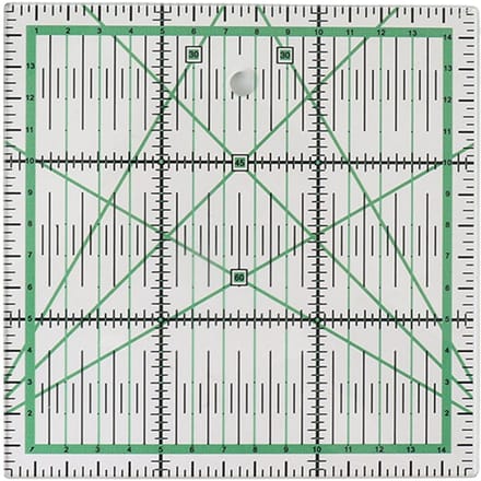 Règle de Quilting Acrylique Transparent DIY Règle de Quilting à Grille avec Échelle Précise pour le Repassage Couture white
