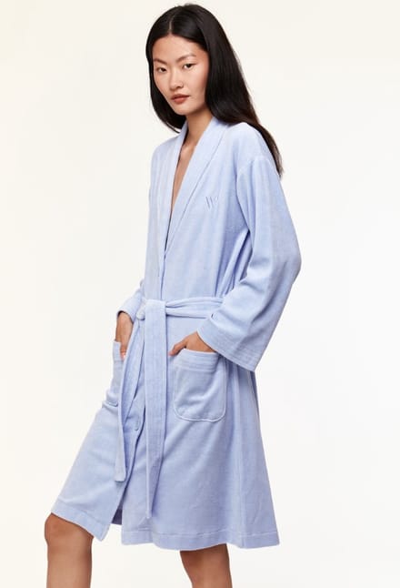 Woody Dames Badjas lavendel - maat S