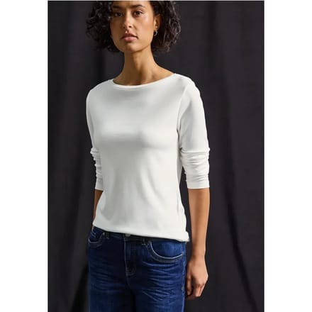 Basic shirt met lange mouwen