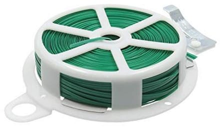 Spoel met 100 meter kunststof coating - Groen