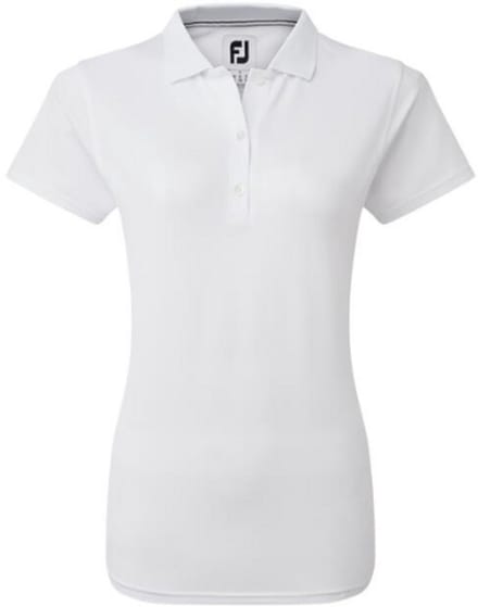 Footjoy Stretch Pique Dames Polo Shirt wit