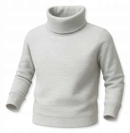 Dartomik - Baby Kleding - Warme Golf - Lange Mouw - Grijs