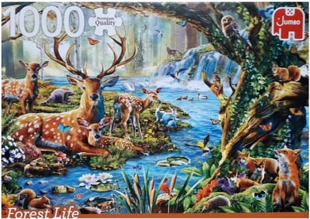 Jumbo Puzzel Forest Life 1000 stukjes