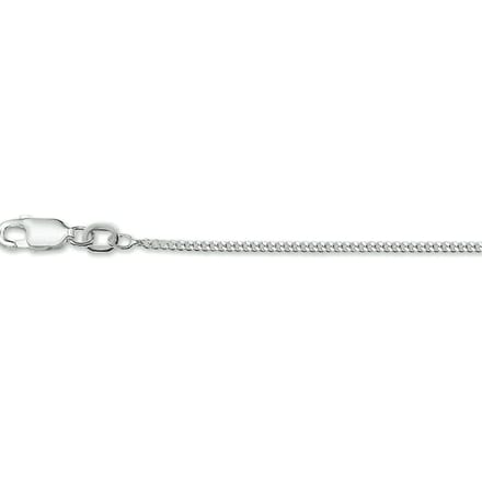 Zilveren Gourmette lengtecollier 1.8mm - 55cm