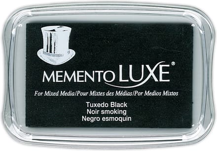Stempelkussen tuxedo black mementoluxe - Tsukineko
