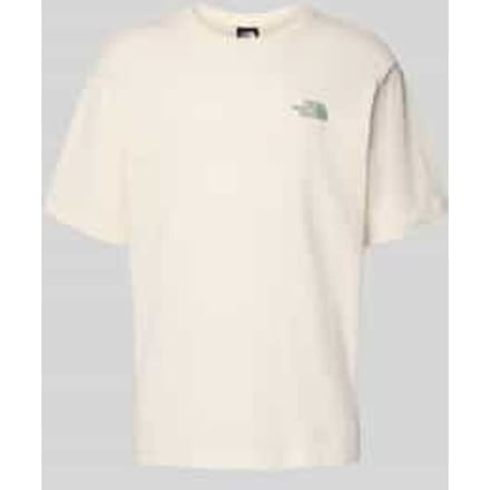 T-shirt met labeldetail