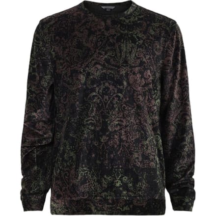 John Varvatos Macdougal Regular Fit Ls Velvet Crew Wit Black Taglia: M | Maglioni a maglia Outlet | Uomo | Nero