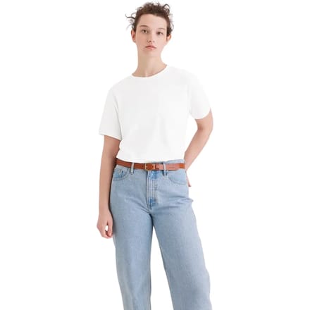 Dockers Dfw Original T-shirt Met Korte Mouwen Wit M Vrouw