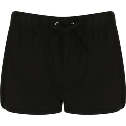 SF Women Dames/dames Retro Shorts (Zwart)