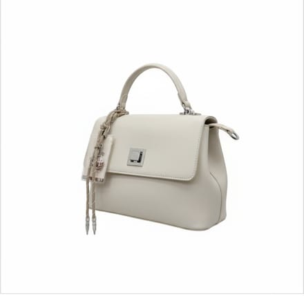 TK-S Schoudertas, Handtas, Crossbody, lederlook - wit-crème
