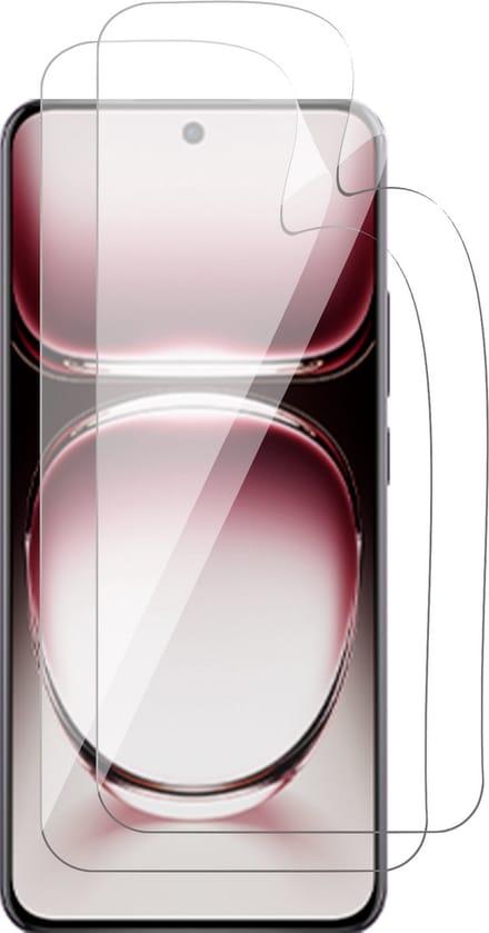 Screenprotector geschikt voor Oppo Reno 12 / 12 Pro - 2x FlexGuard Screen Protector