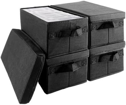 CLVP® CD Opbergdoos - CD Opbergsysteem - CD Opbergmap - Zwart