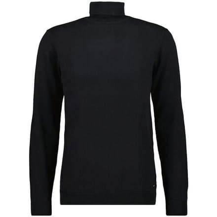 Ragman Trui Col Cotton Cashmere Uni Zwart / male