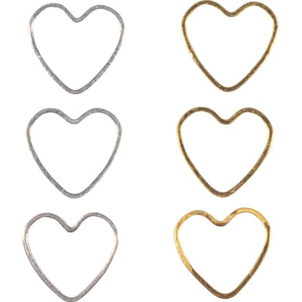 Decoratieve elementen, zilver/goud - Knuffelen