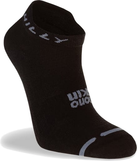 Hilly Active Socklet Zero Cushioning - Zwart/Grijs - 43-46