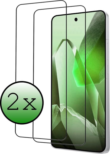 Screenprotector - 2 Stuks Geschikt voor OnePlus 13 - Full Cover - Beschermglas - Gehard Glas - Tempered Glass - Screen Protector