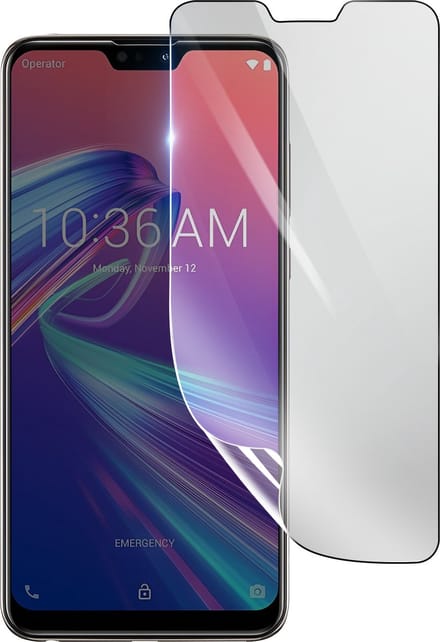 3mk, Geschikt voor Asus ZenFone Max Pro M2 ZB631KL, Schokbestendige Hydrogel Screenprotector, Transparant
