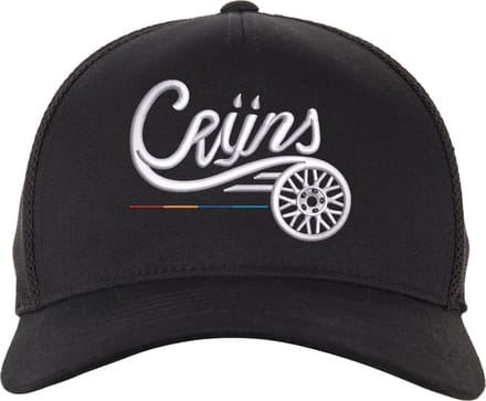 CRIJNS TRUCKER PET ZWART / WIT Logo