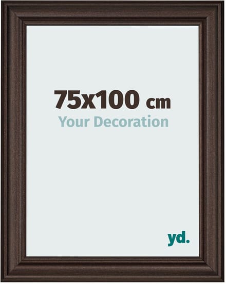 Your Decoration - Fotolijst 75x100 cm - MDF - Eiken Donker - Lazio