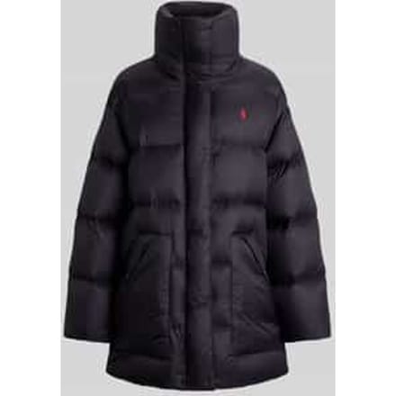 Regular fit donsjack met logo-stitching